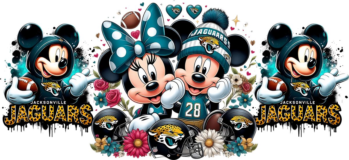 Diversión de Fútbol Americano para Vasos Snowglobe de 16 oz (Mickey NFL)