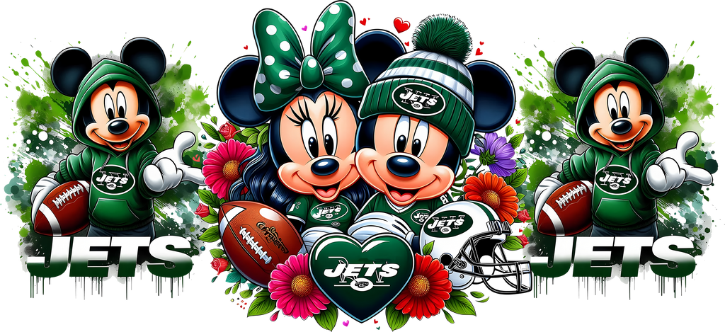 Diversión de Fútbol Americano para Vasos Snowglobe de 16 oz (Mickey NFL)