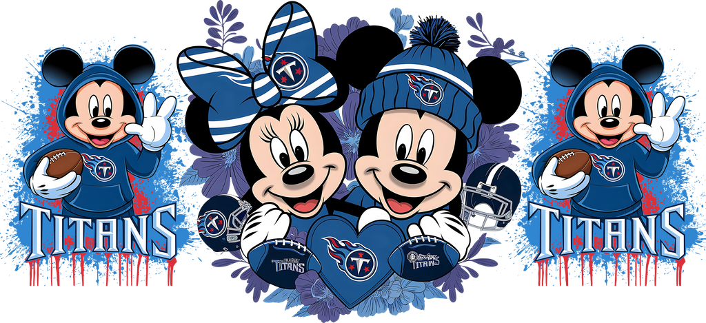 Diversión de Fútbol Americano para Vasos Snowglobe de 16 oz (Mickey NFL)