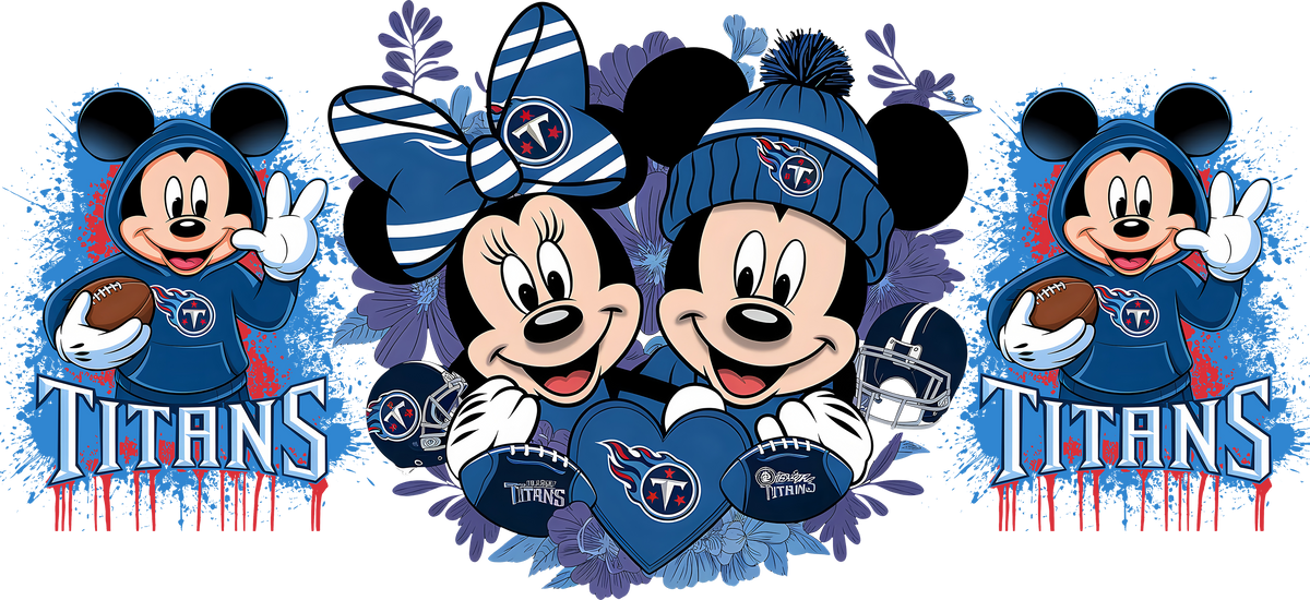 Diversión de Fútbol Americano para Vasos Snowglobe de 16 oz (Mickey NFL)
