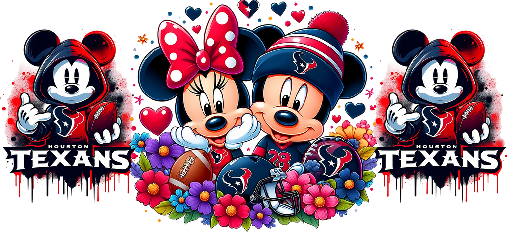 Diversión de Fútbol Americano para Vasos Snowglobe de 16 oz (Mickey NFL)