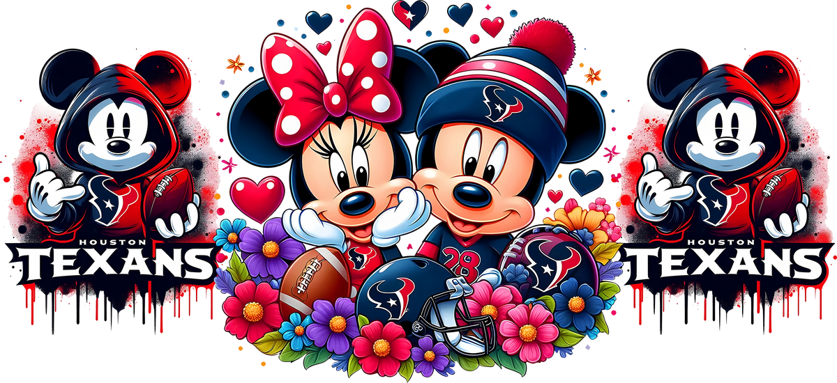 Diversión de Fútbol Americano para Vasos Snowglobe de 16 oz (Mickey NFL)