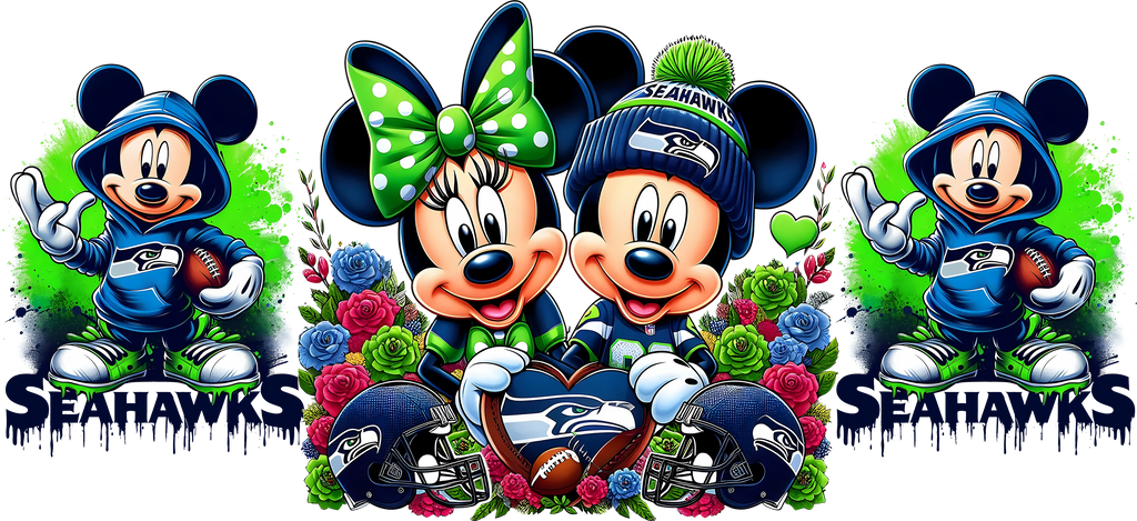 Diversión de Fútbol Americano para Vasos Snowglobe de 16 oz (Mickey NFL)