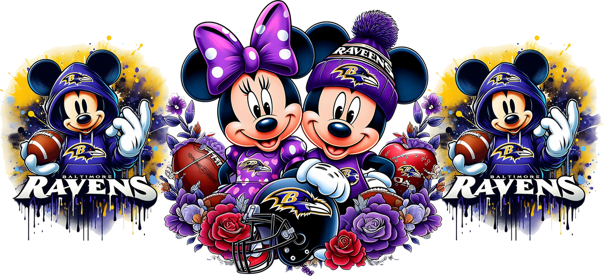 Diversión de Fútbol Americano para Vasos Snowglobe de 16 oz (Mickey NFL)