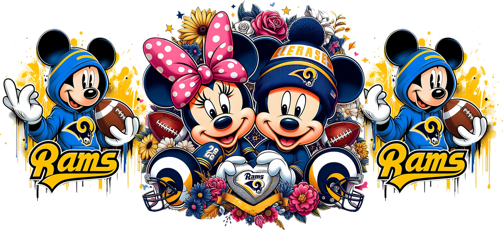 Diversión de Fútbol Americano para Vasos Snowglobe de 16 oz (Mickey NFL)