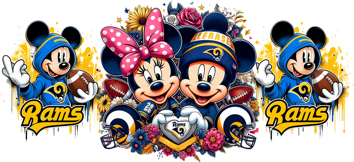 Diversión de Fútbol Americano para Vasos Snowglobe de 16 oz (Mickey NFL)