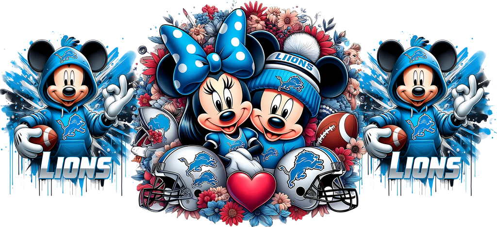 Diversión de Fútbol Americano para Vasos Snowglobe de 16 oz (Mickey NFL)