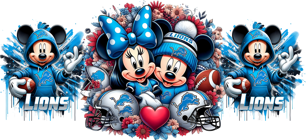 Diversión de Fútbol Americano para Vasos Snowglobe de 16 oz (Mickey NFL)
