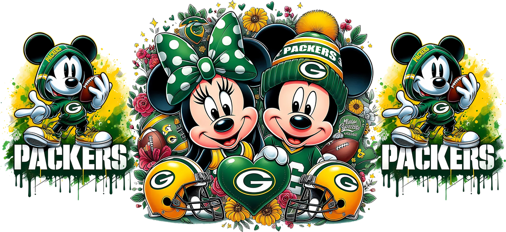 Diversión de Fútbol Americano para Vasos Snowglobe de 16 oz (Mickey NFL)