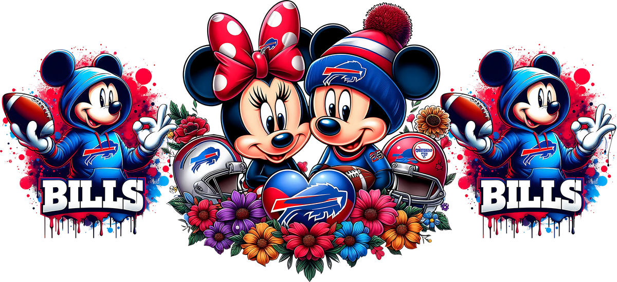 Diversión de Fútbol Americano para Vasos Snowglobe de 16 oz (Mickey NFL)