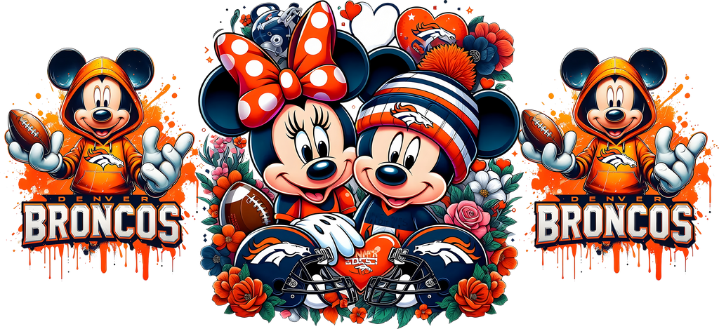 Diversión de Fútbol Americano para Vasos Snowglobe de 16 oz (Mickey NFL)