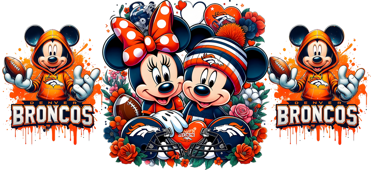 Diversión de Fútbol Americano para Vasos Snowglobe de 16 oz (Mickey NFL)