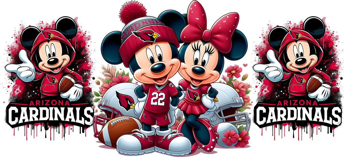 Diversión de Fútbol Americano para Vasos Snowglobe de 16 oz (Mickey NFL)