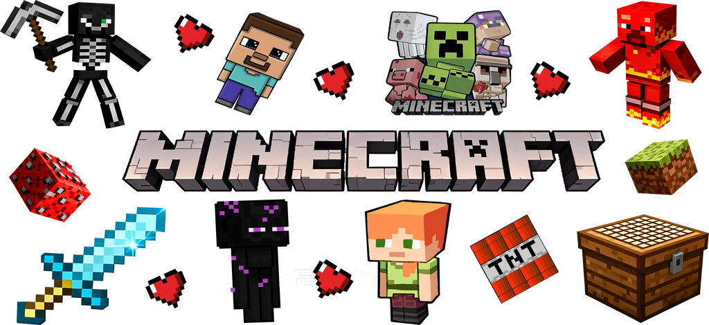 Mundo de Bloques para Vasos Snowglobe de 16 oz (Minecraft)