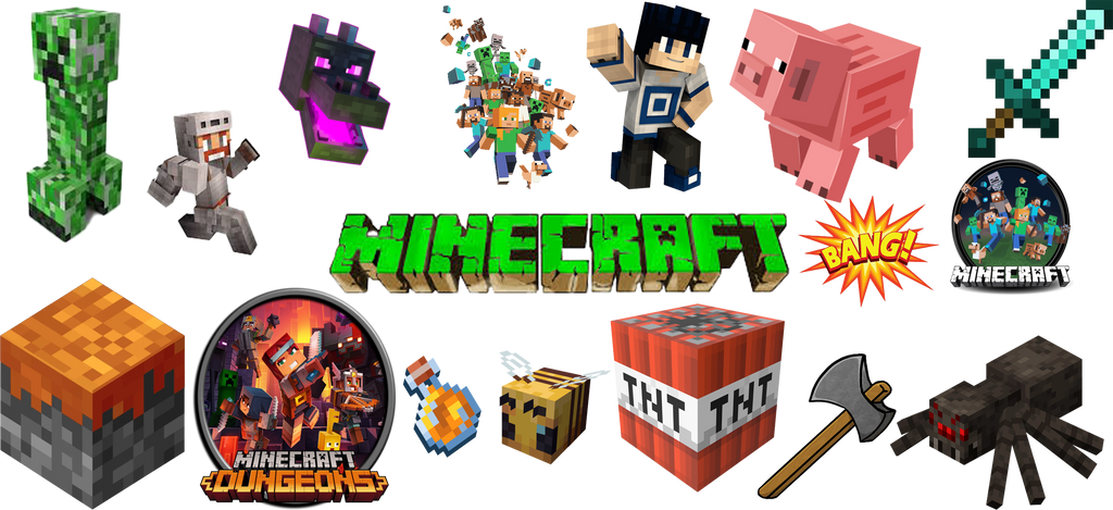 Mundo de Bloques para Vasos Snowglobe de 16 oz (Minecraft)