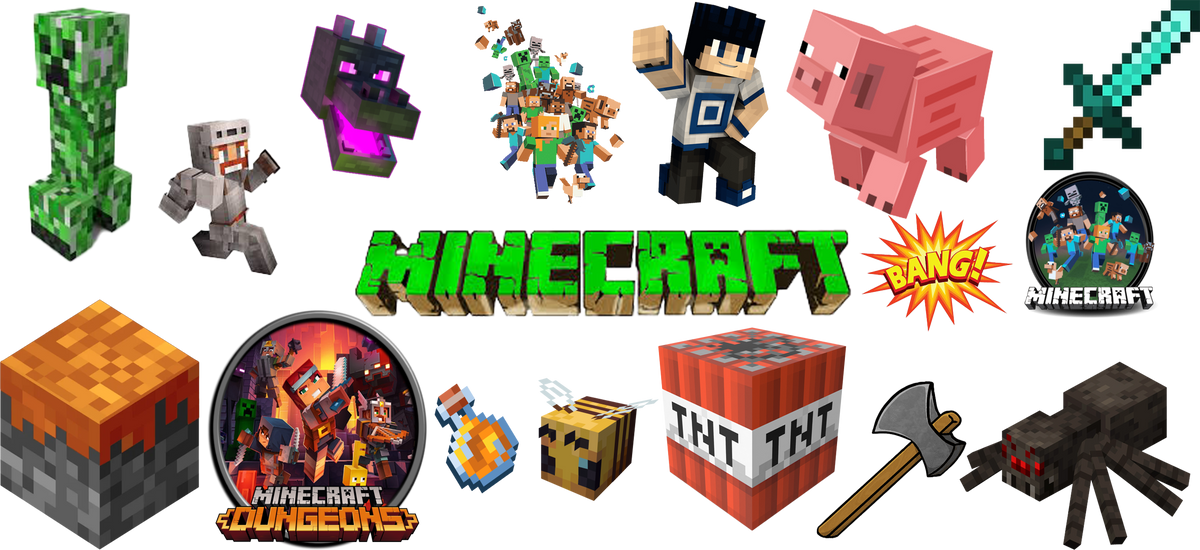 Mundo de Bloques para Vasos Snowglobe de 16 oz (Minecraft)