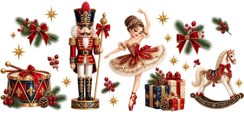 Magia de Navidad para Vasos Snowglobe de 16 oz (Christmas)