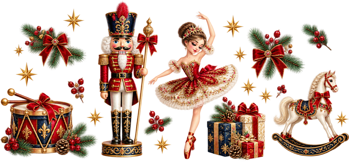 Magia de Navidad para Vasos Snowglobe de 16 oz (Christmas)