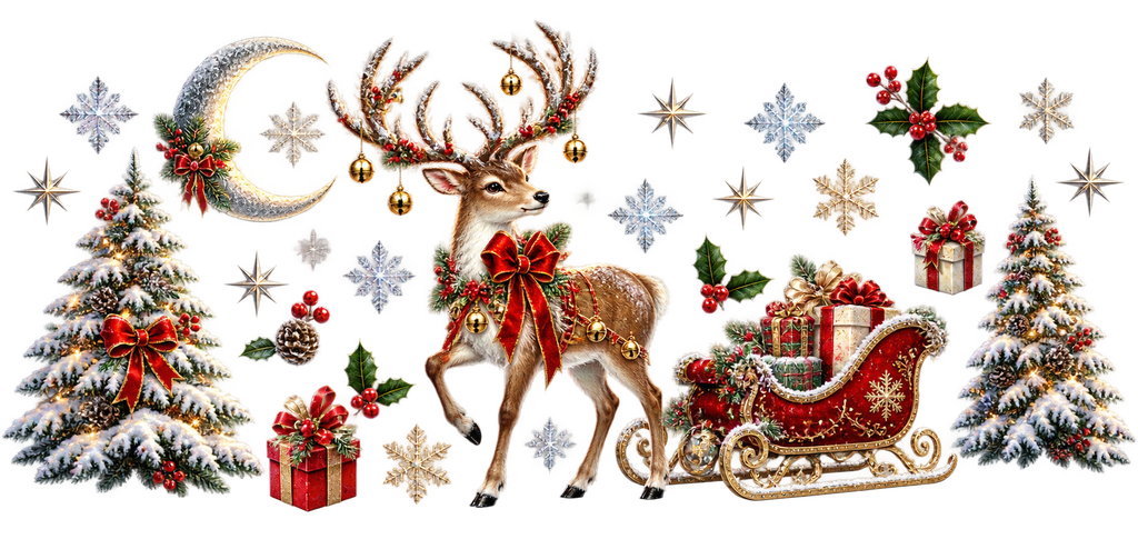 Magia de Navidad para Vasos Snowglobe de 16 oz (Christmas)