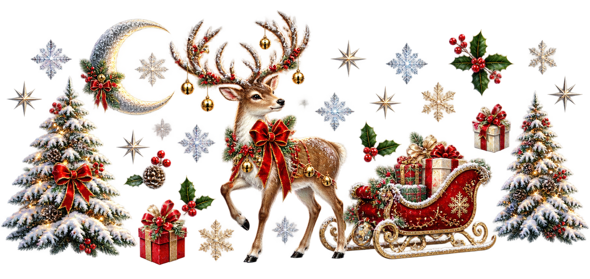 Magia de Navidad para Vasos Snowglobe de 16 oz (Christmas)