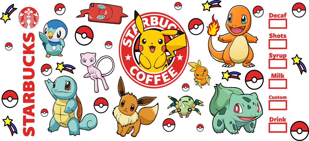 Criaturas de Bolsillo para Snowglobe 16 oz (Pokémon)