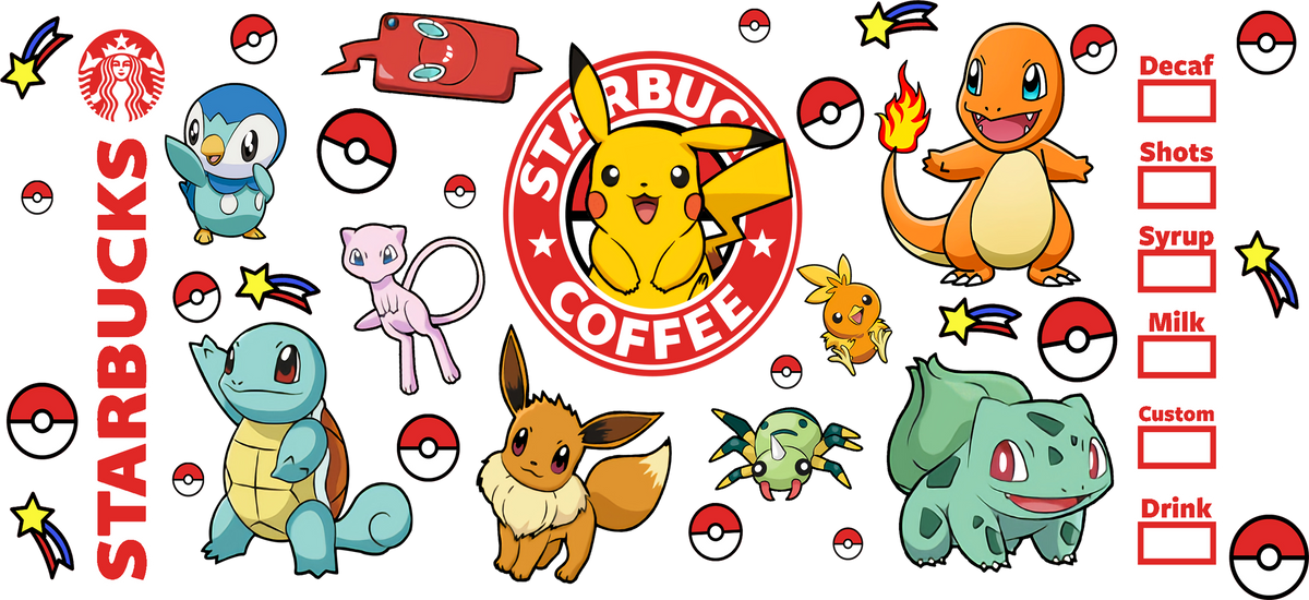 Criaturas de Bolsillo para Snowglobe 16 oz (Pokémon)