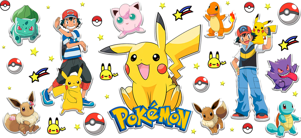 Criaturas de Bolsillo para Snowglobe 16 oz (Pokémon)