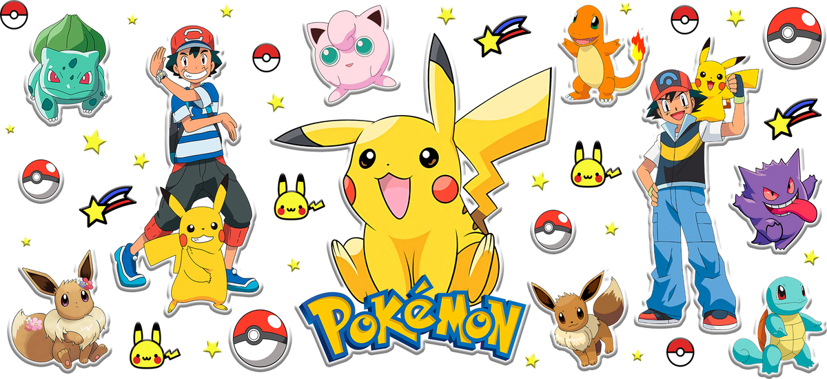 Criaturas de Bolsillo para Snowglobe 16 oz (Pokémon)