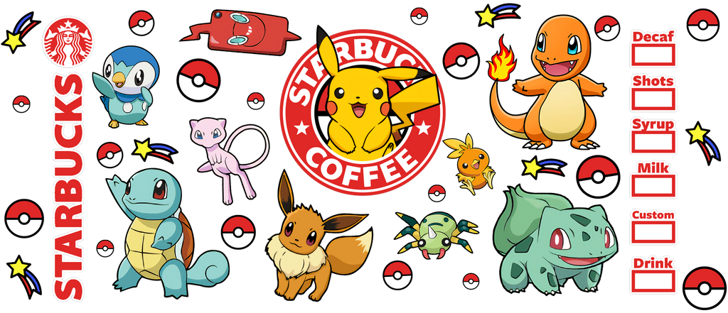 Criaturas de Bolsillo para Snowglobe 16 oz (Pokémon)