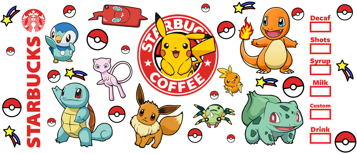 Criaturas de Bolsillo para Snowglobe 16 oz (Pokémon)