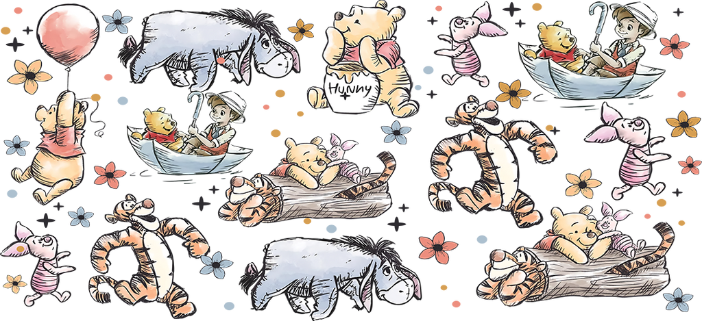 Bosque de Miel para Snowglobe 16 oz (Winnie the Pooh)