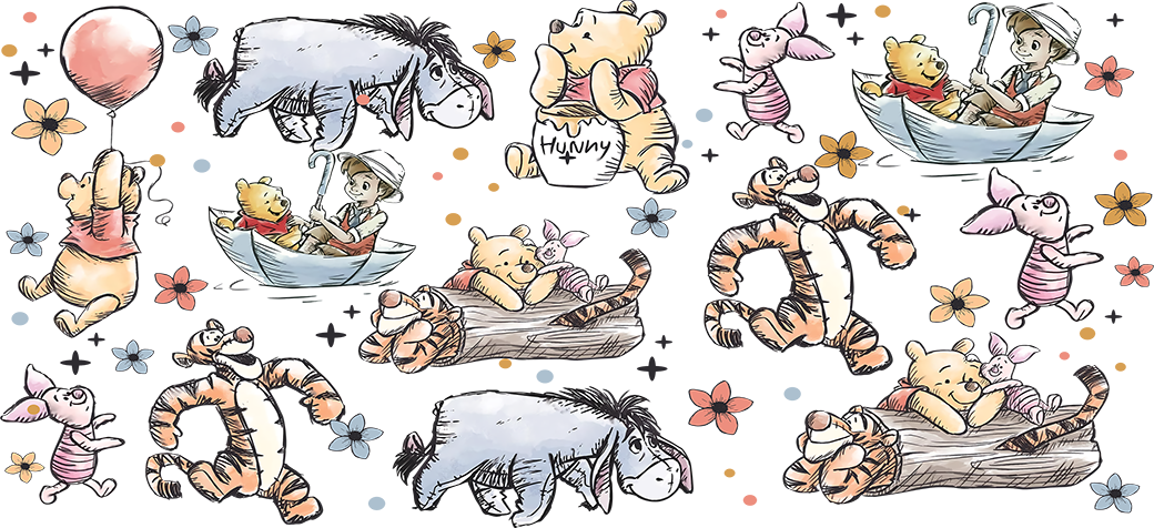 Bosque de Miel para Snowglobe 16 oz (Winnie the Pooh)