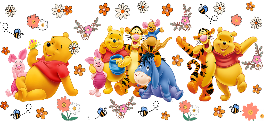 Bosque de Miel para Snowglobe 16 oz (Winnie the Pooh)