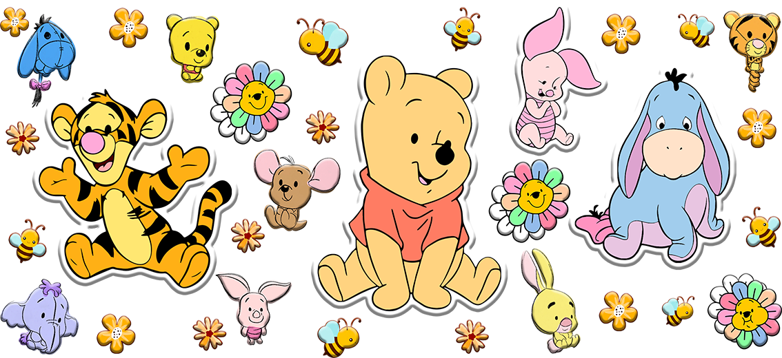 Bosque de Miel para Snowglobe 16 oz (Winnie the Pooh)