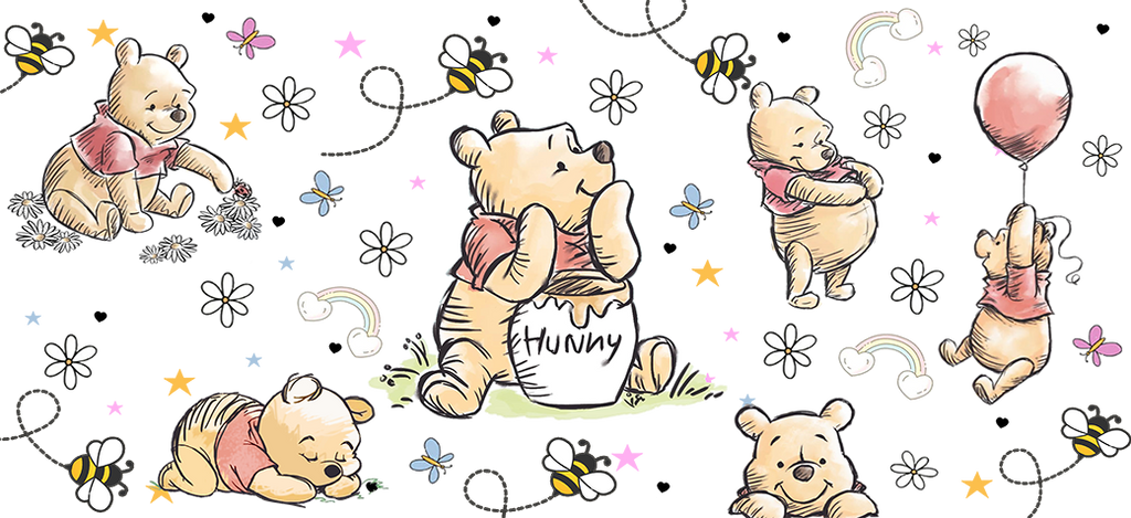 Bosque de Miel para Snowglobe 16 oz (Winnie the Pooh)