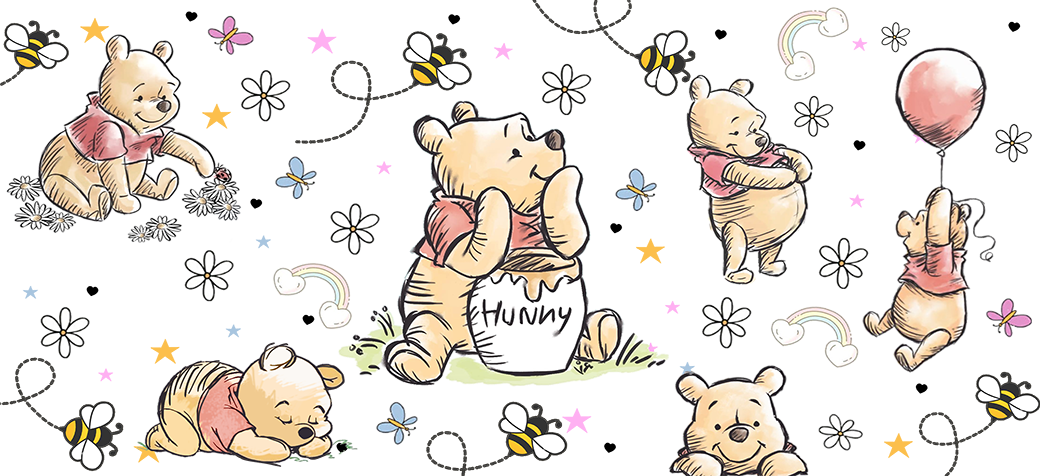 Bosque de Miel para Snowglobe 16 oz (Winnie the Pooh)