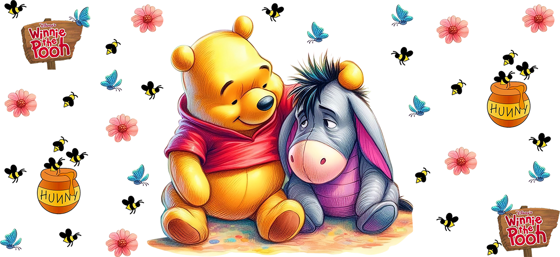 Bosque de Miel para Snowglobe 16 oz (Winnie the Pooh)