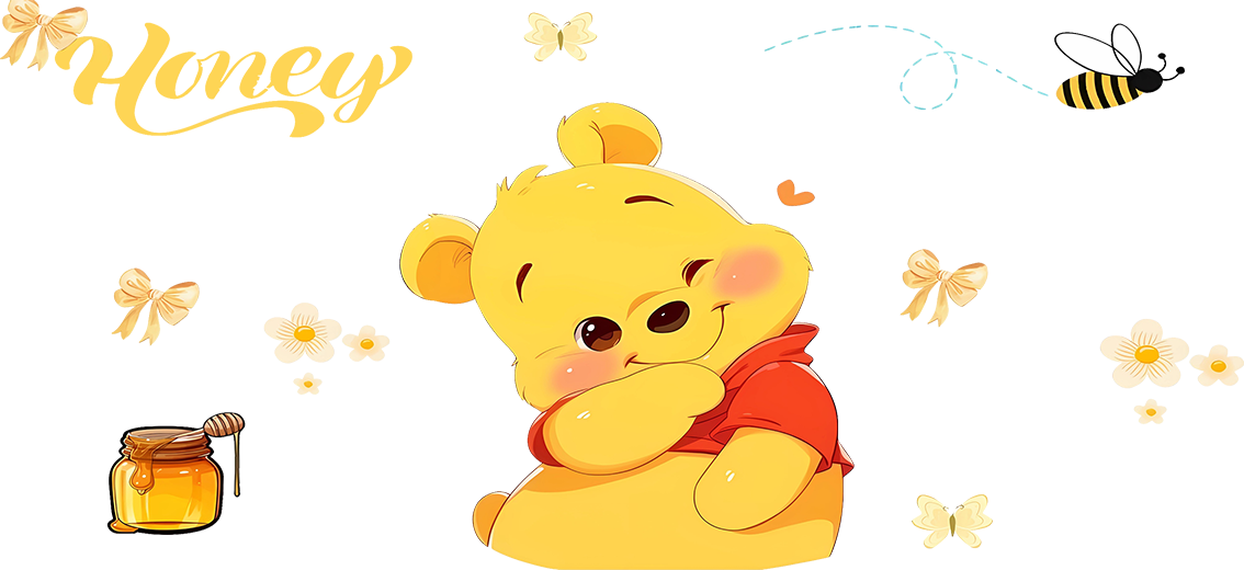 Bosque de Miel para Snowglobe 16 oz (Winnie the Pooh)