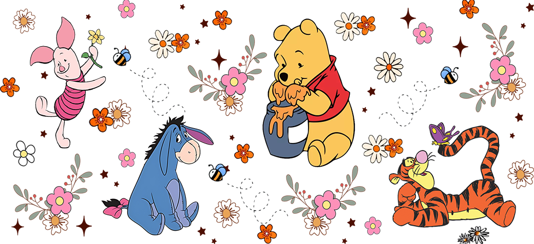 Bosque de Miel para Snowglobe 16 oz (Winnie the Pooh)