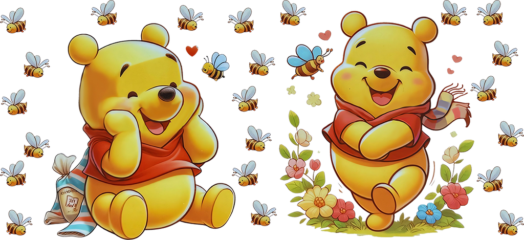 Bosque de Miel para Snowglobe 16 oz (Winnie the Pooh)