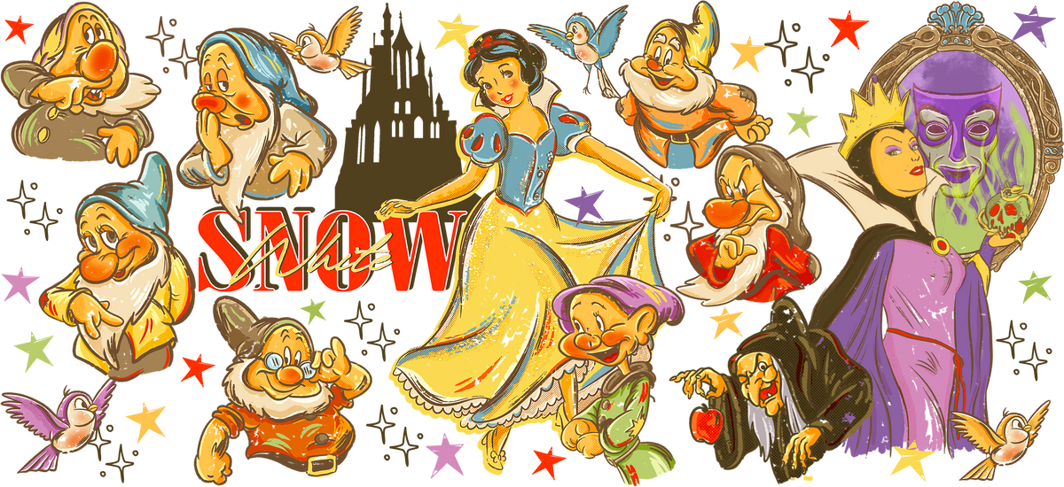 Reinos de Princesas Mágicas para Vasos Snowglobe de 16 oz (Disney Princess)
