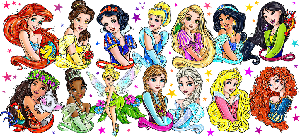 Reinos de Princesas Mágicas para Vasos Snowglobe de 16 oz (Disney Princess)