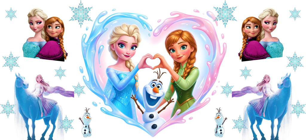 Reinos de Princesas Mágicas para Vasos Snowglobe de 16 oz (Disney Princess)