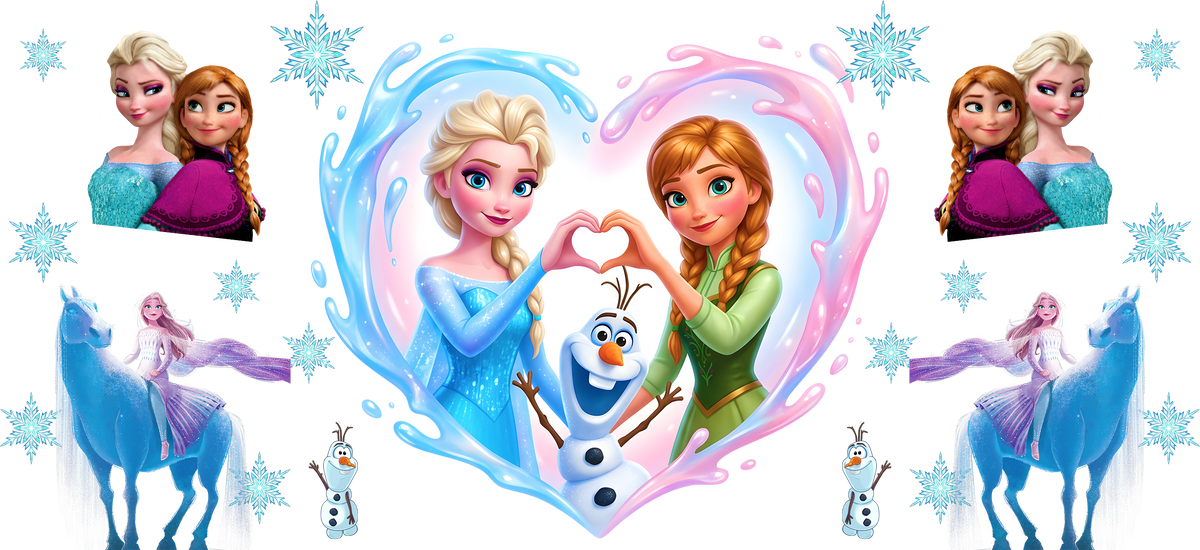 Reinos de Princesas Mágicas para Vasos Snowglobe de 16 oz (Disney Princess)