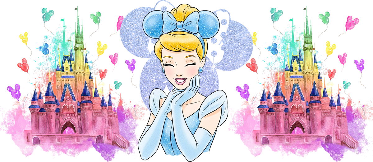 Reinos de Princesas Mágicas para Vasos Snowglobe de 16 oz (Disney Princess)