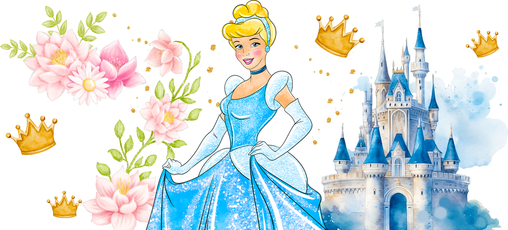 Reinos de Princesas Mágicas para Vasos Snowglobe de 16 oz (Disney Princess)