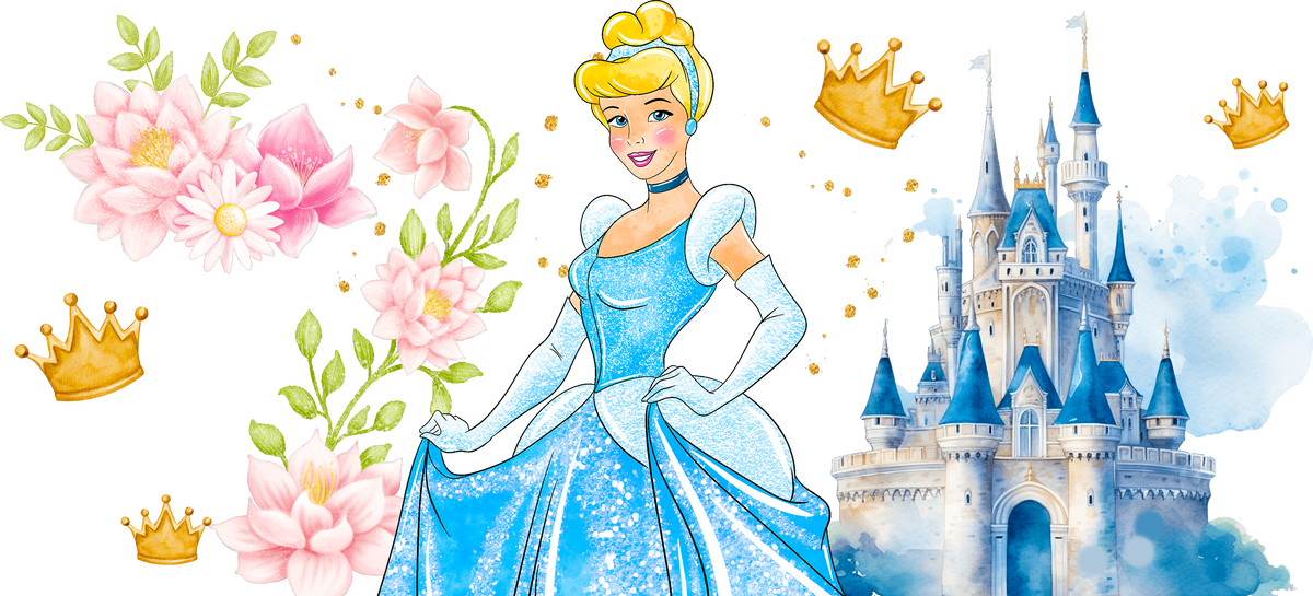 Reinos de Princesas Mágicas para Vasos Snowglobe de 16 oz (Disney Princess)
