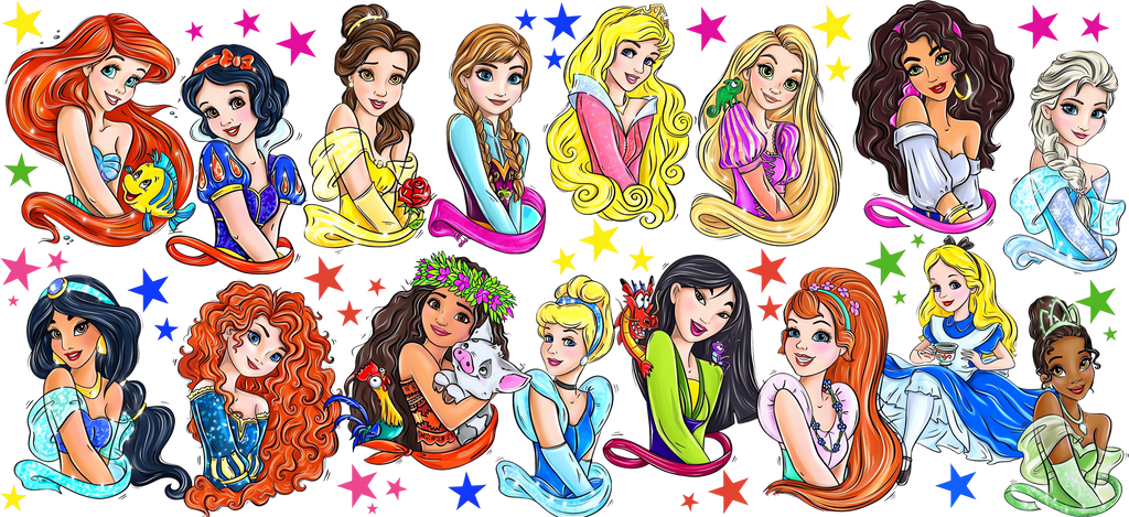 Reinos de Princesas Mágicas para Vasos Snowglobe de 16 oz (Disney Princess)