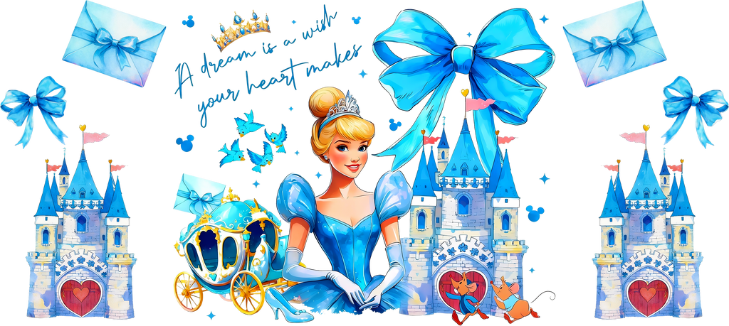 Reinos de Princesas Mágicas para Vasos Snowglobe de 16 oz (Disney Princess)