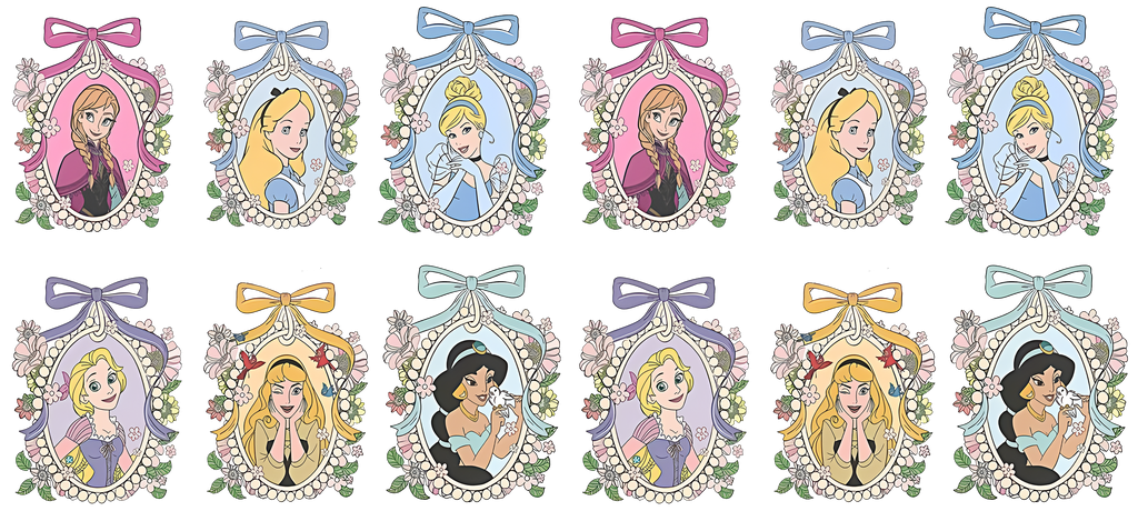 Reinos de Princesas Mágicas para Vasos Snowglobe de 16 oz (Disney Princess)